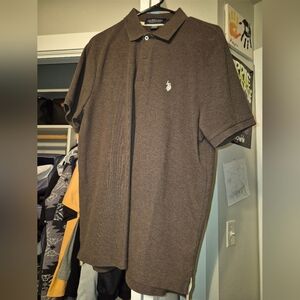 U.S. Polo Assn. Dark Brown Polo Shirt